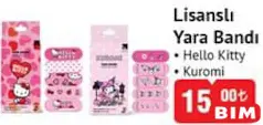 LİSANSLI YARA BANDI HELLO KİTTY / KUROMİ